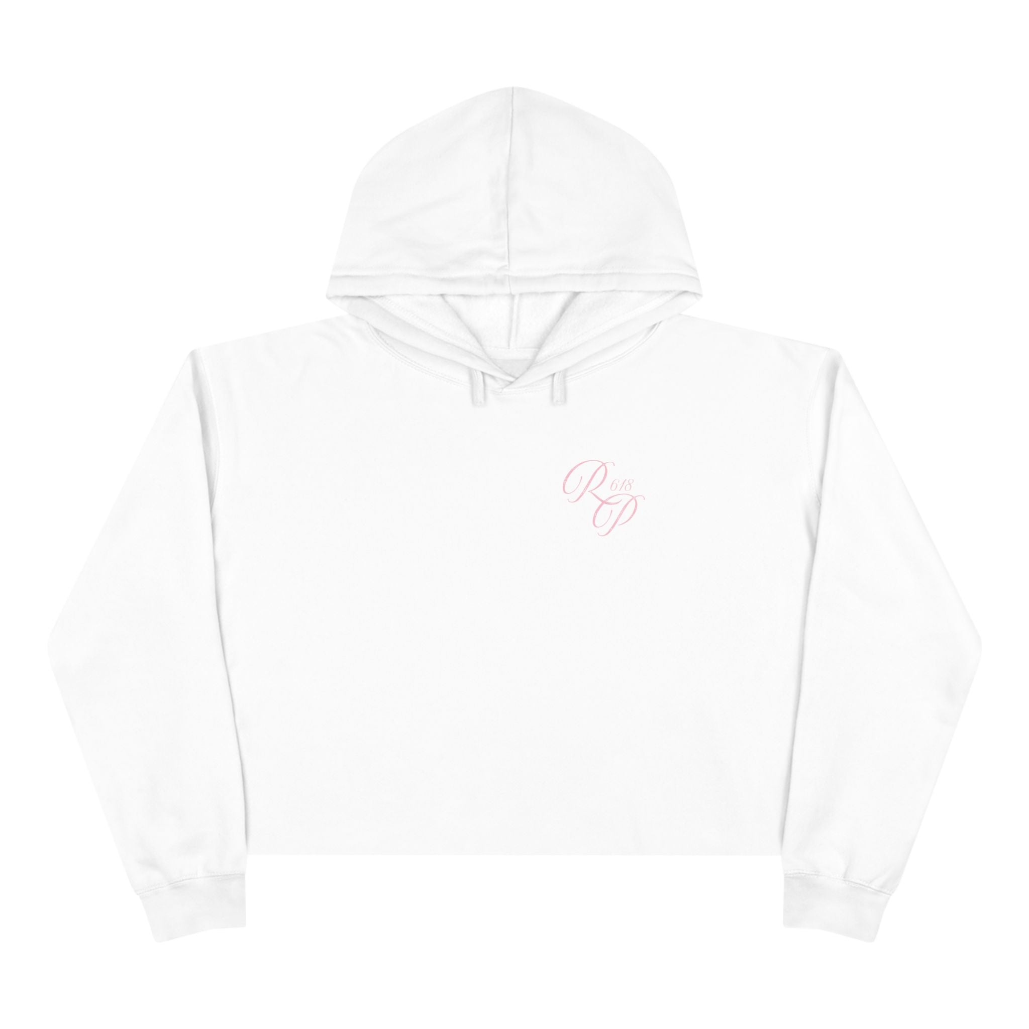 Trust the Process Cursive Crop Hoodie