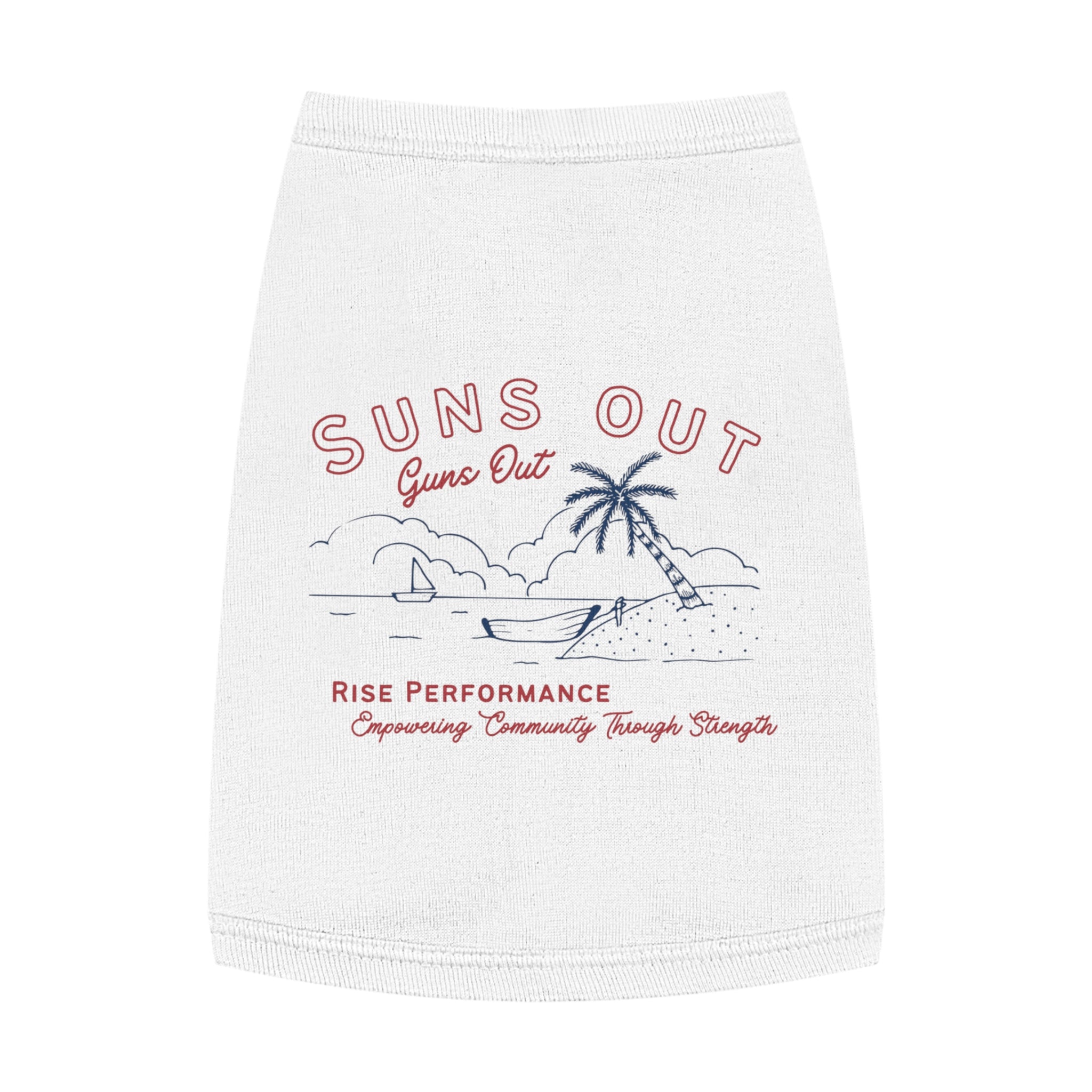 Suns Out Guns Out Pet Tank Top
