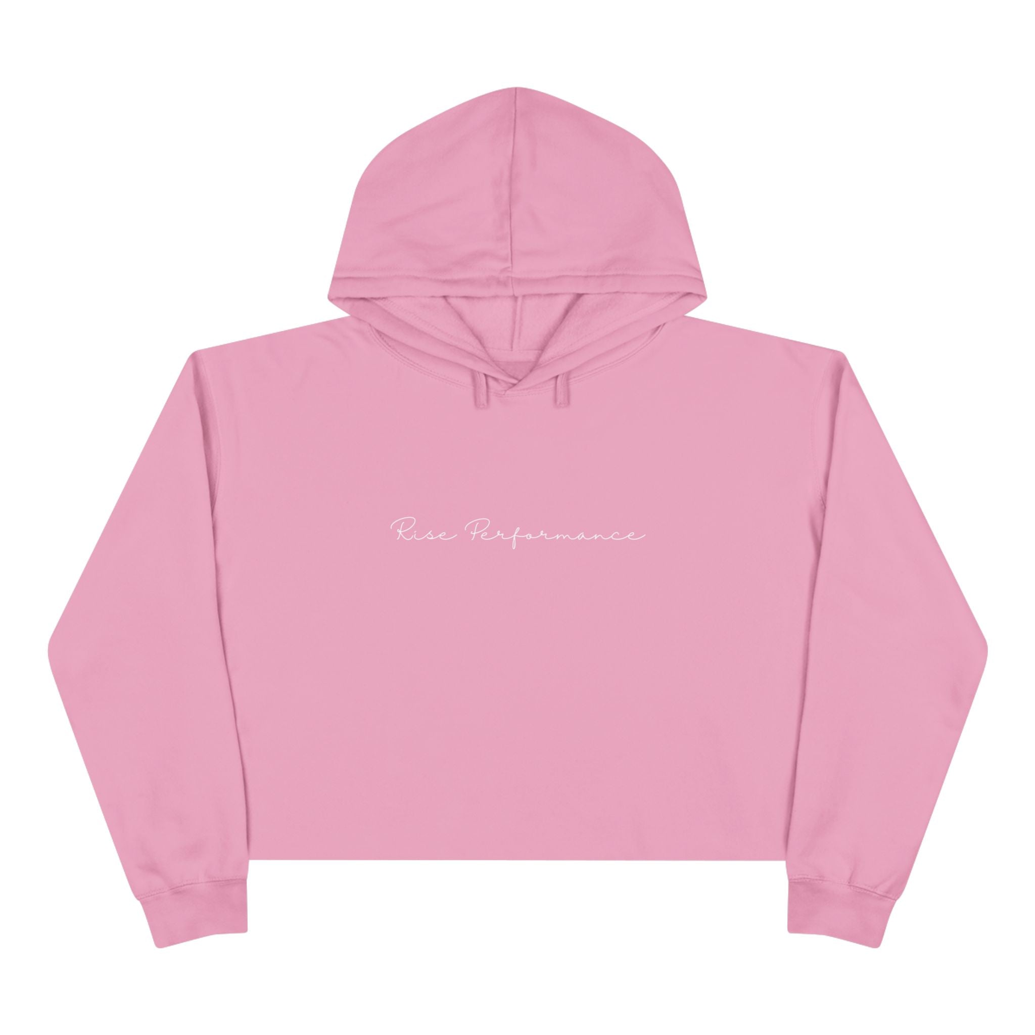 Cursive Cropped Hoodie