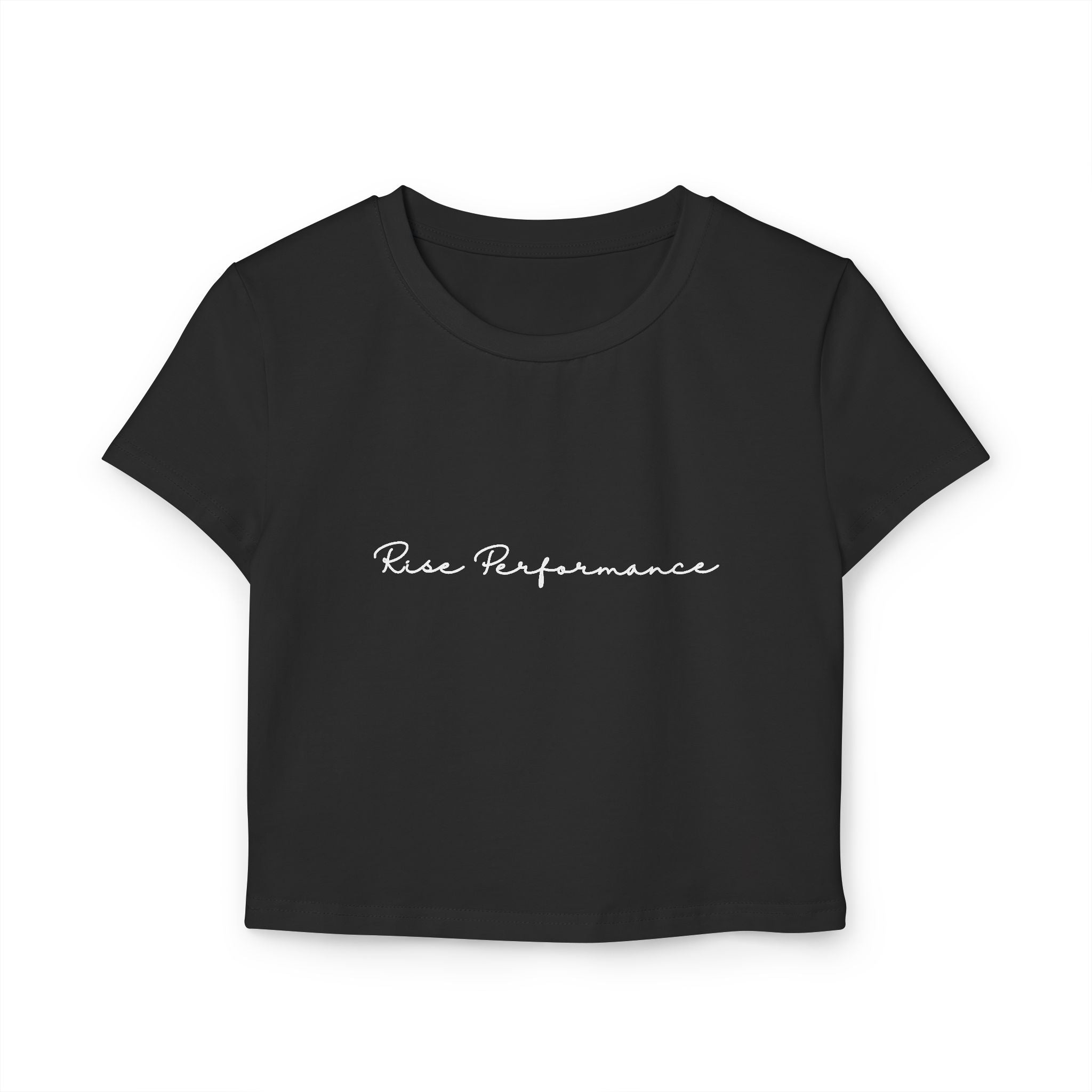 Cursive Women's Baby Tee