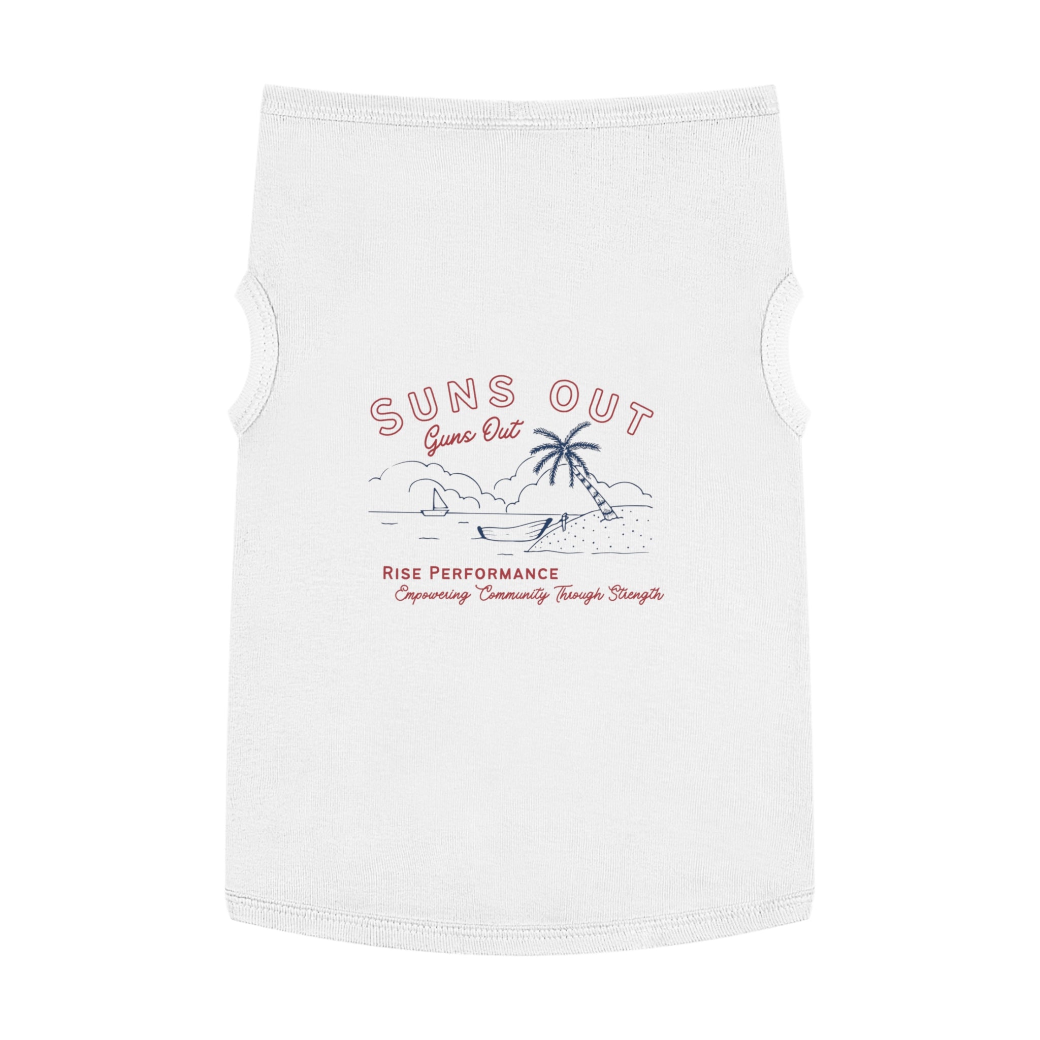 Suns Out Guns Out Pet Tank Top