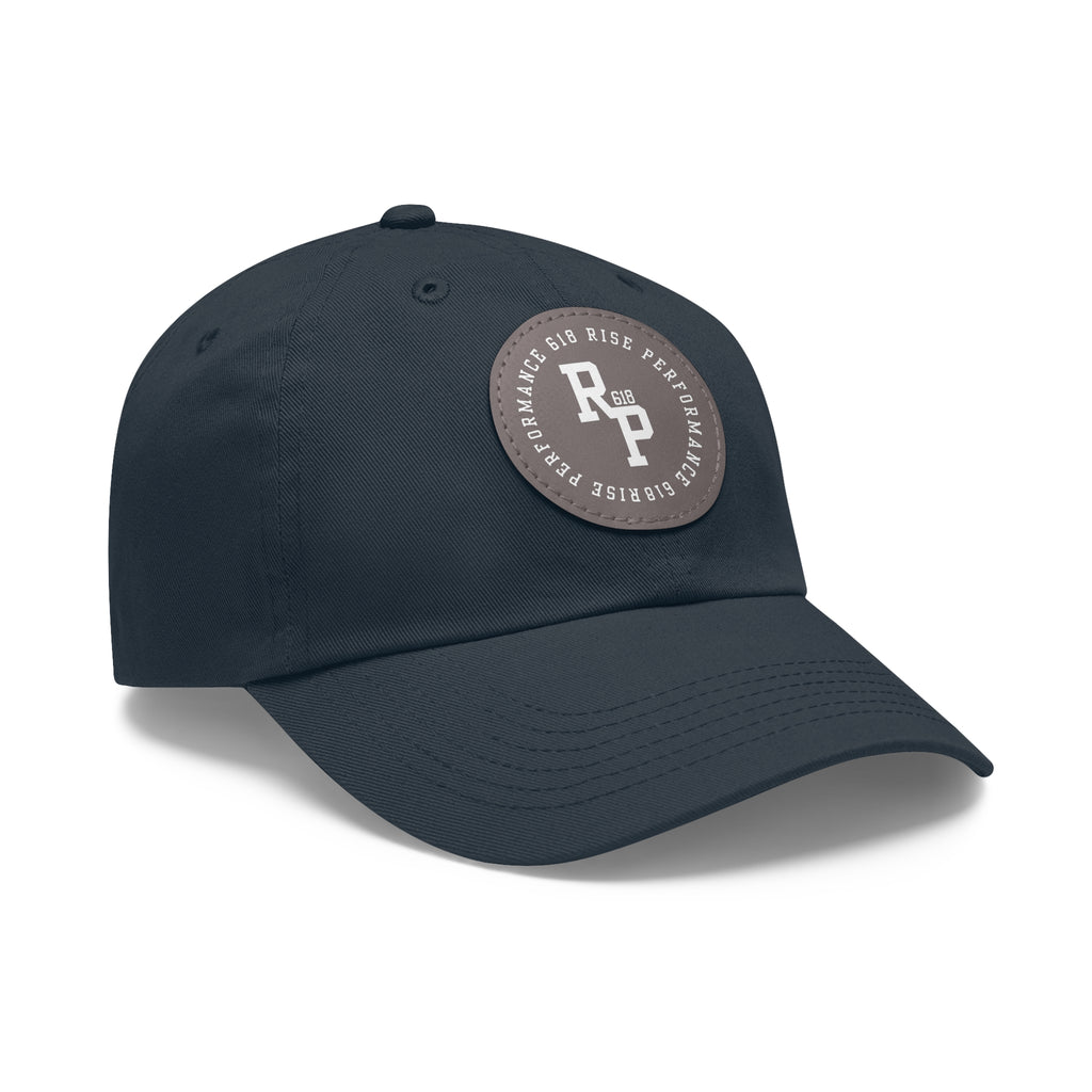 Rise Performance Dad Hat with Leather Patch