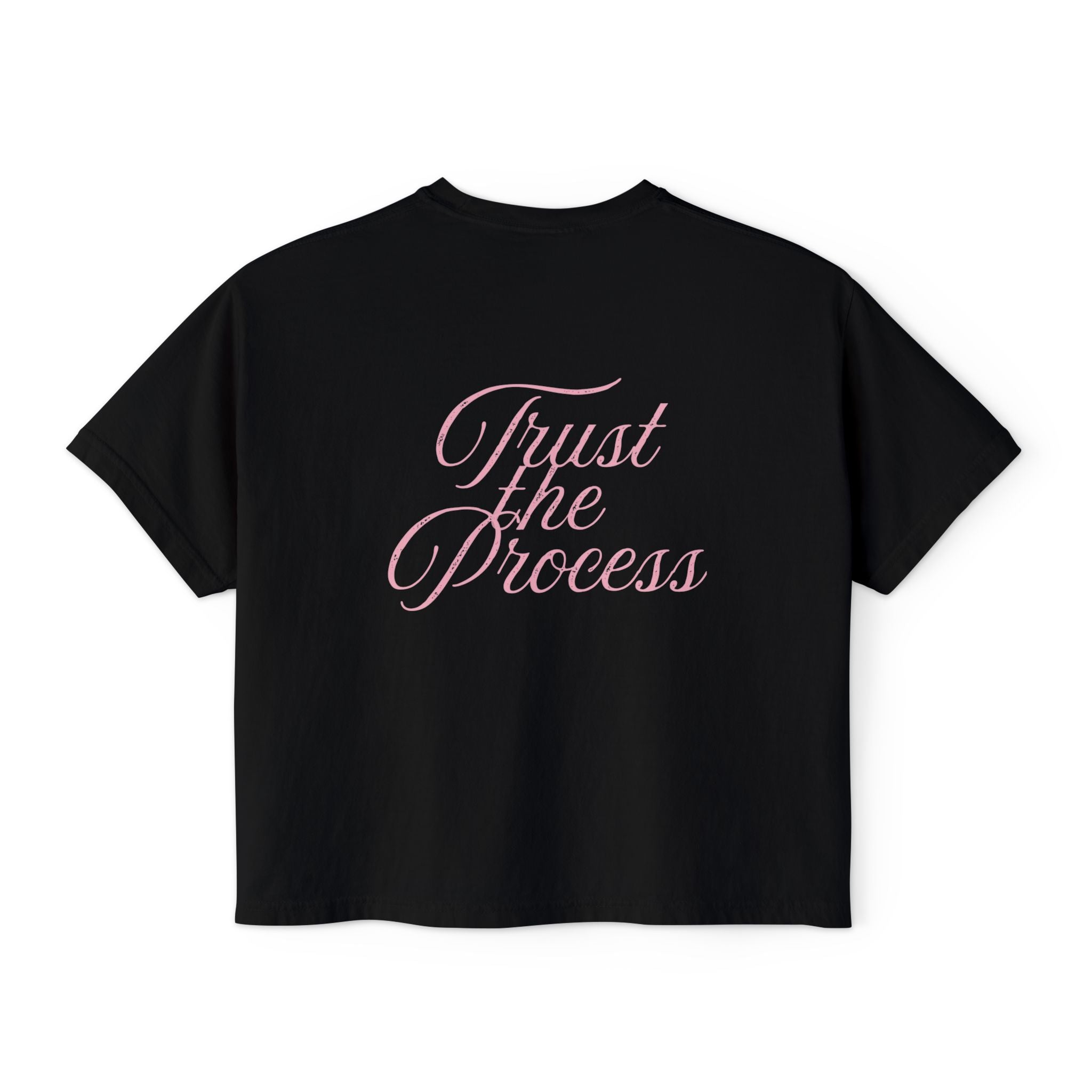 Trust the Process Cursive Boxy Tee