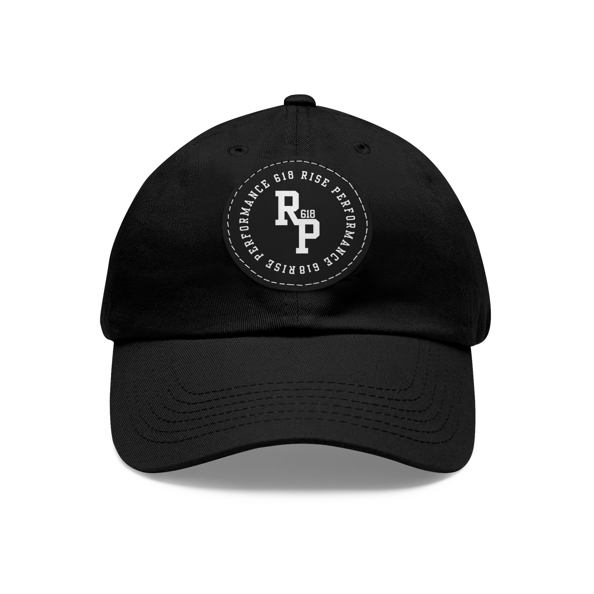 Rise Performance Dad Hat with Leather Patch