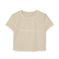 Cursive Women's Baby Tee