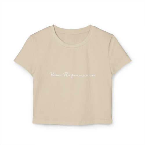 Cursive Women's Baby Tee