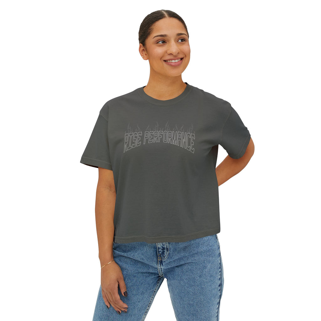 Flames Boxy Tee