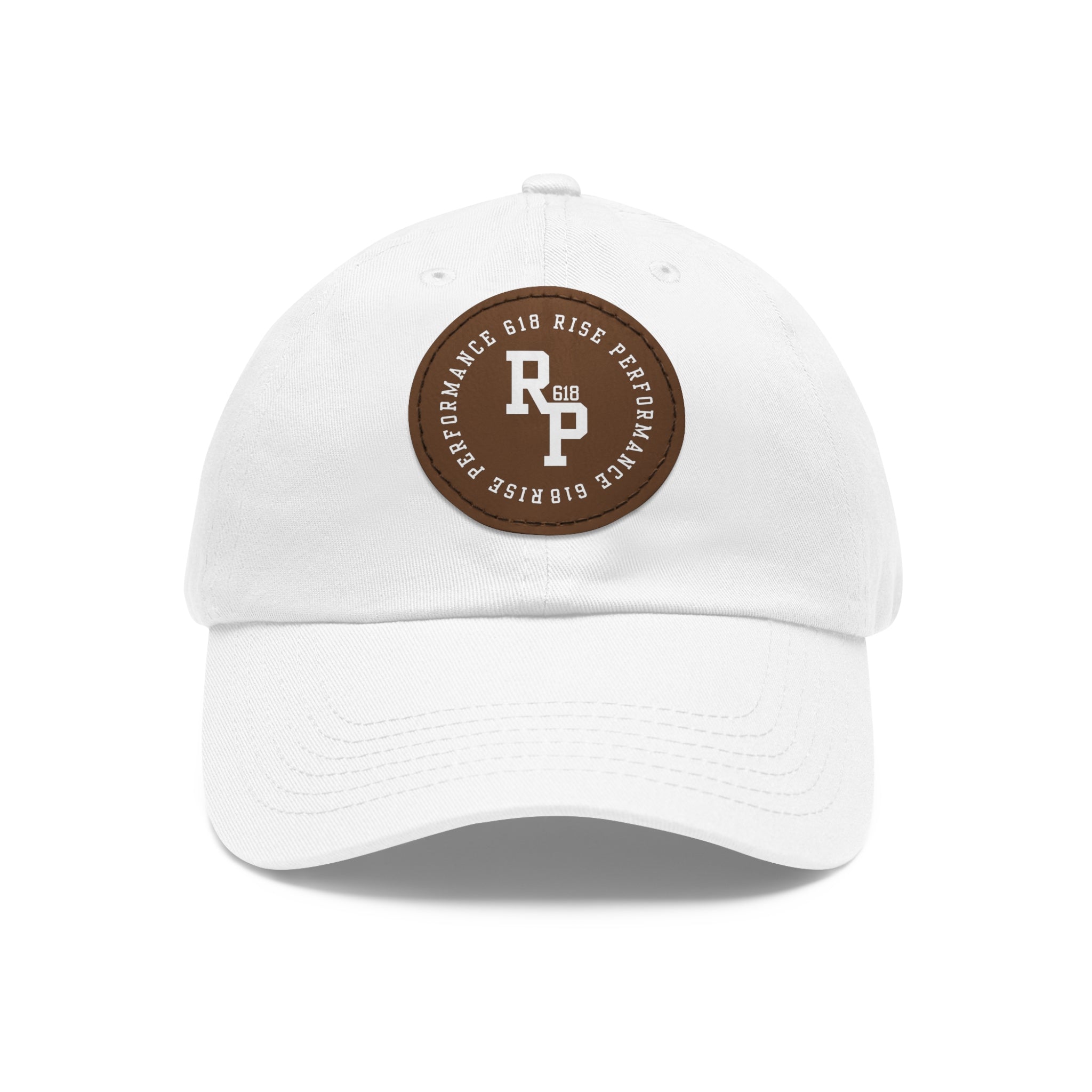 Rise Performance Dad Hat with Leather Patch