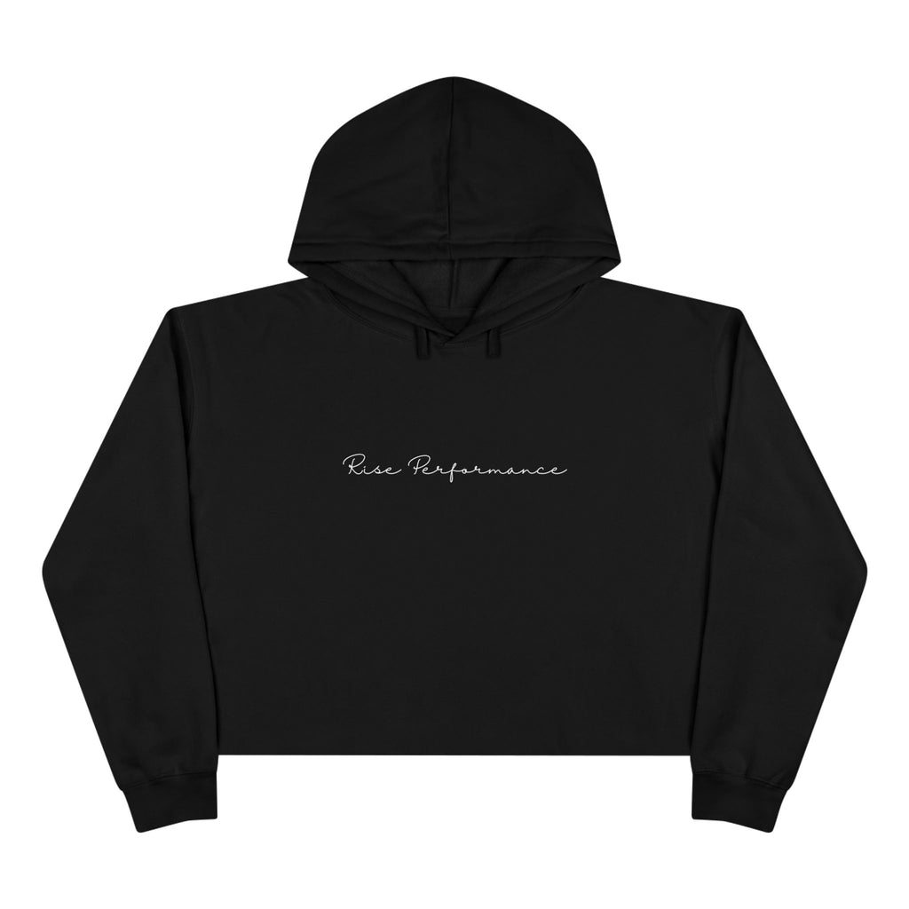 Cursive Cropped Hoodie