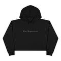Cursive Cropped Hoodie