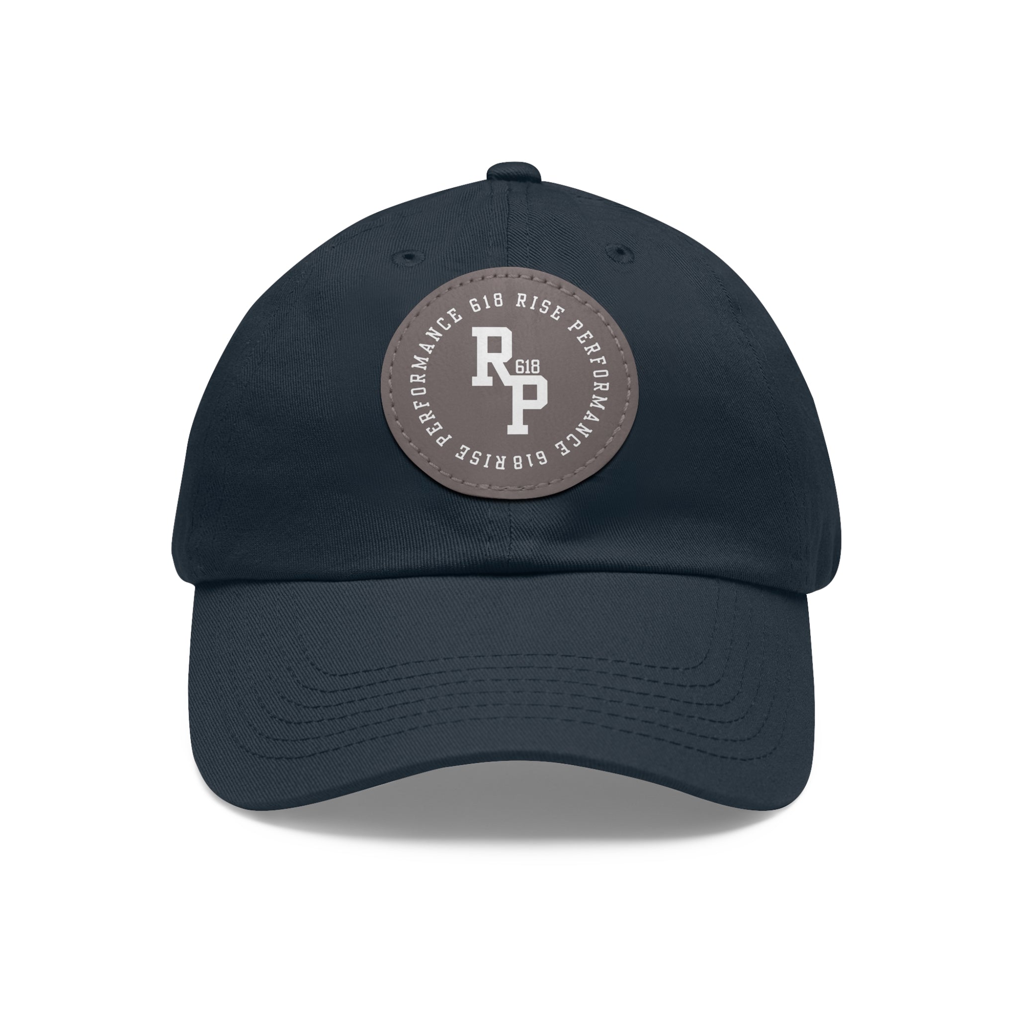 Rise Performance Dad Hat with Leather Patch