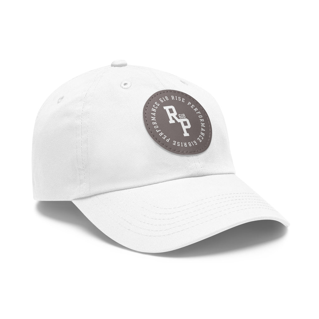 Rise Performance Dad Hat with Leather Patch