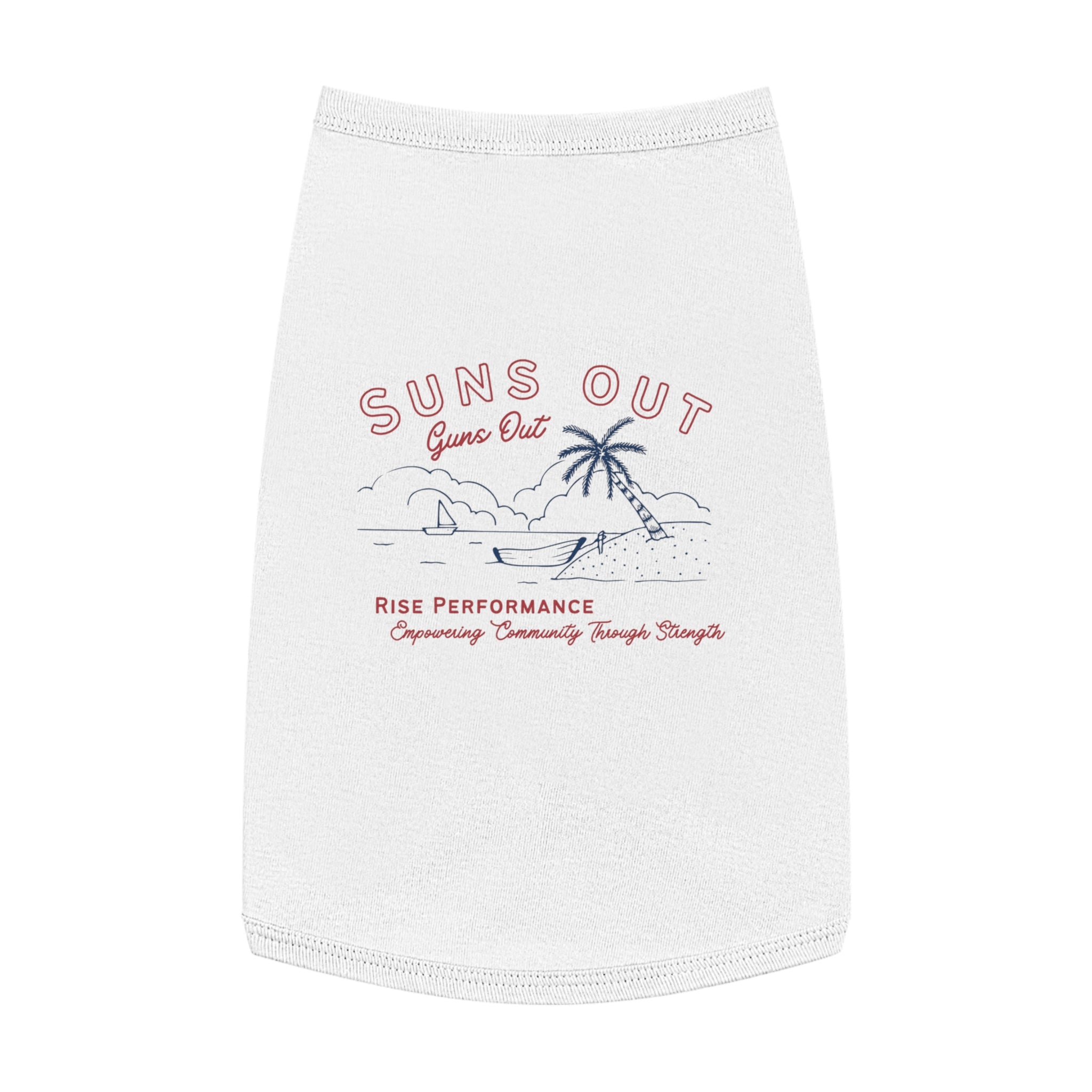 Suns Out Guns Out Pet Tank Top