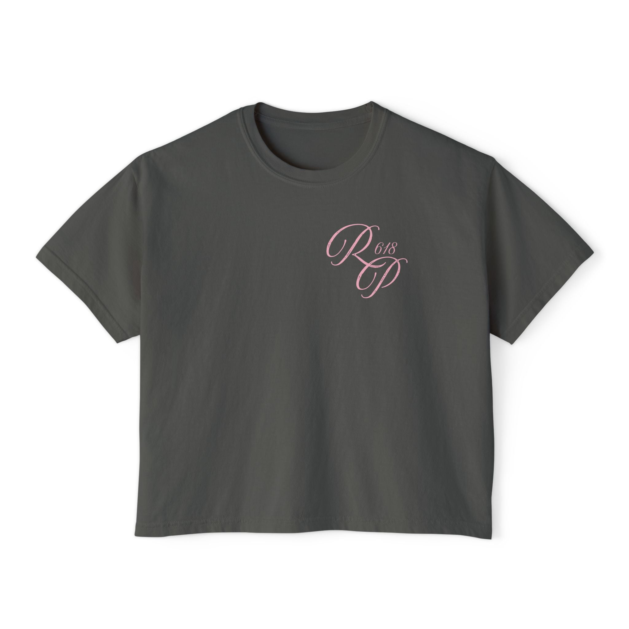 Trust the Process Cursive Boxy Tee