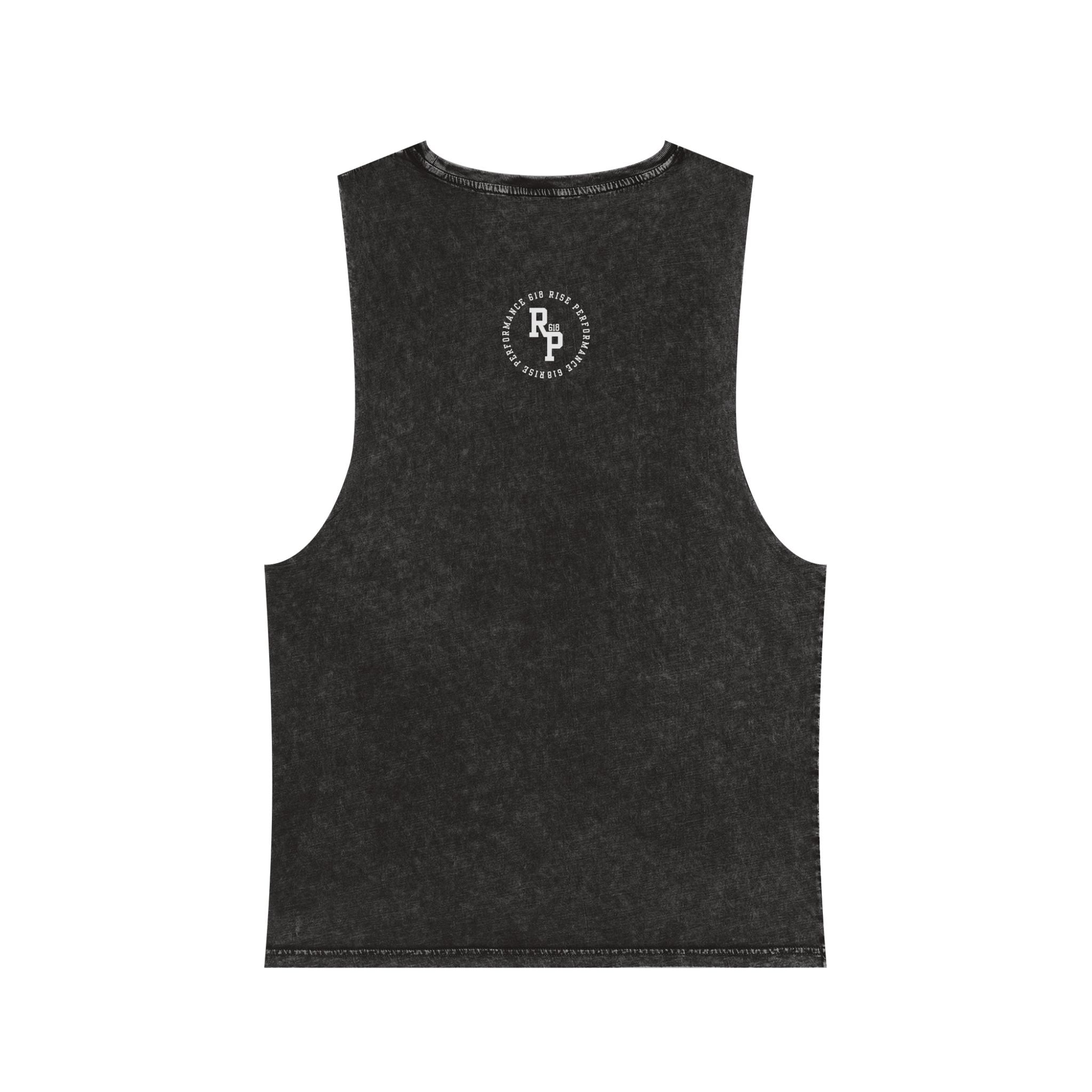Flames - Unisex Acid Wash Muscle Tank Top