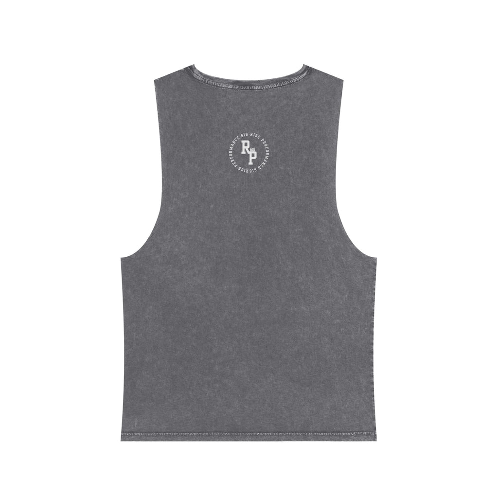 Flames - Unisex Acid Wash Muscle Tank Top