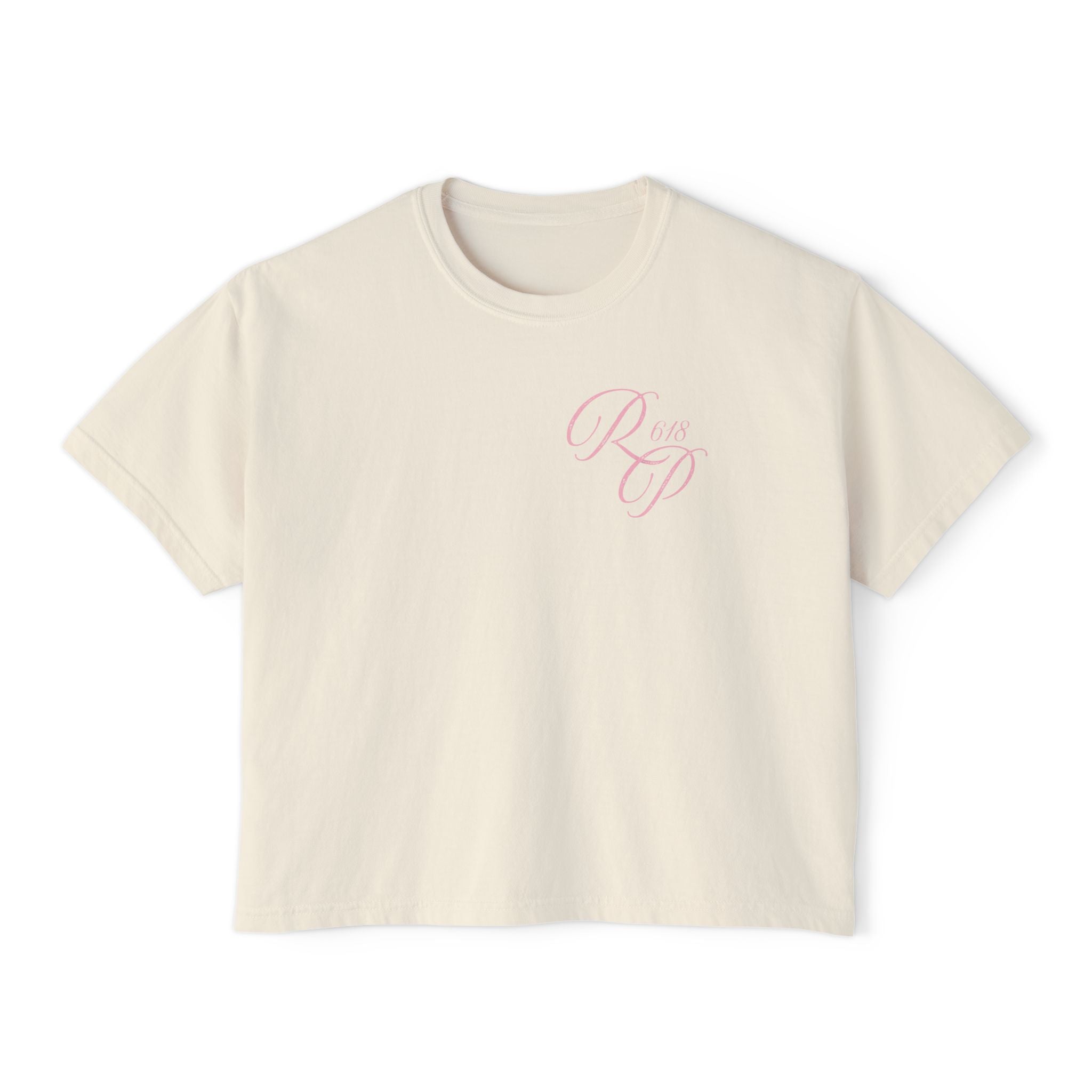 Trust the Process Cursive Boxy Tee