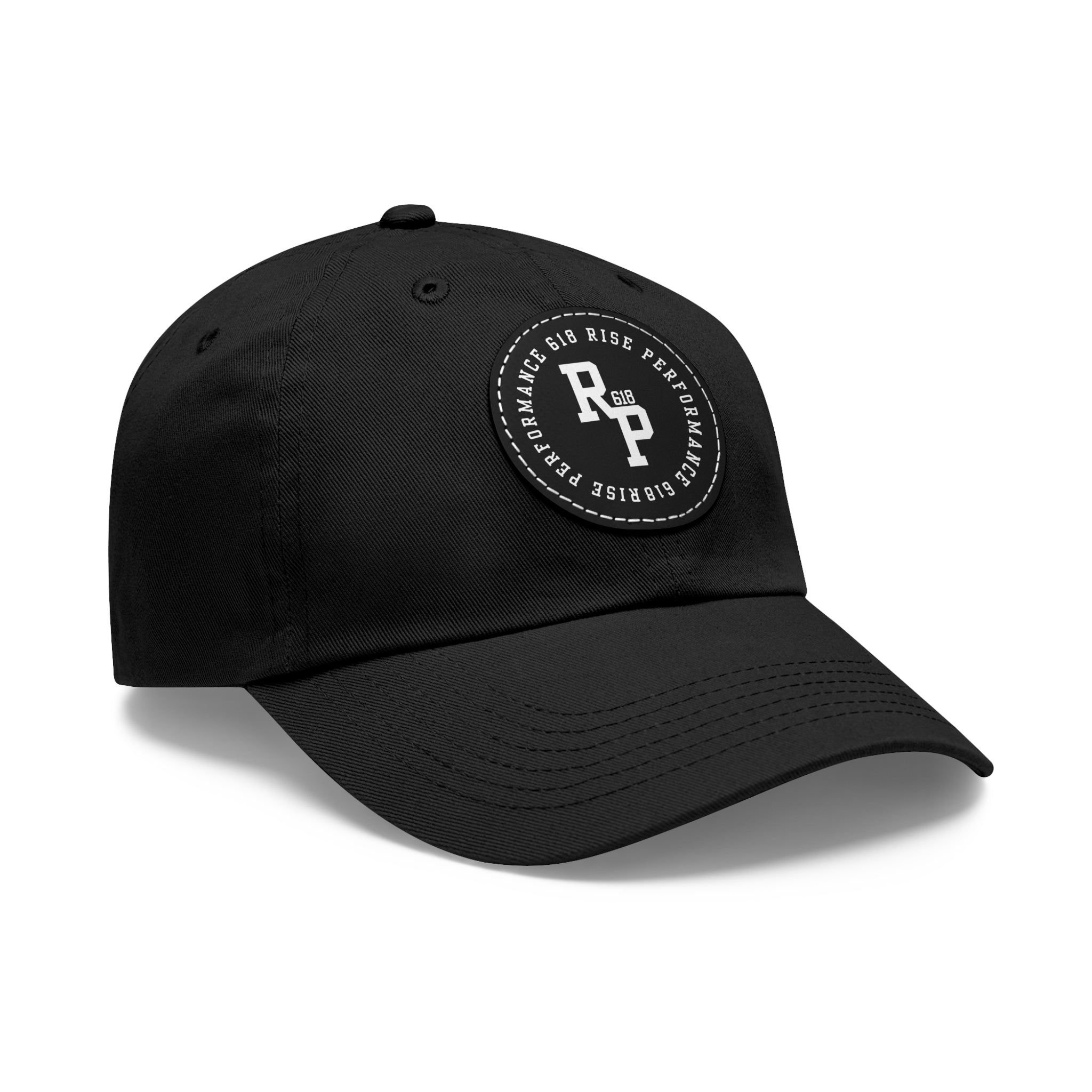 Rise Performance Dad Hat with Leather Patch