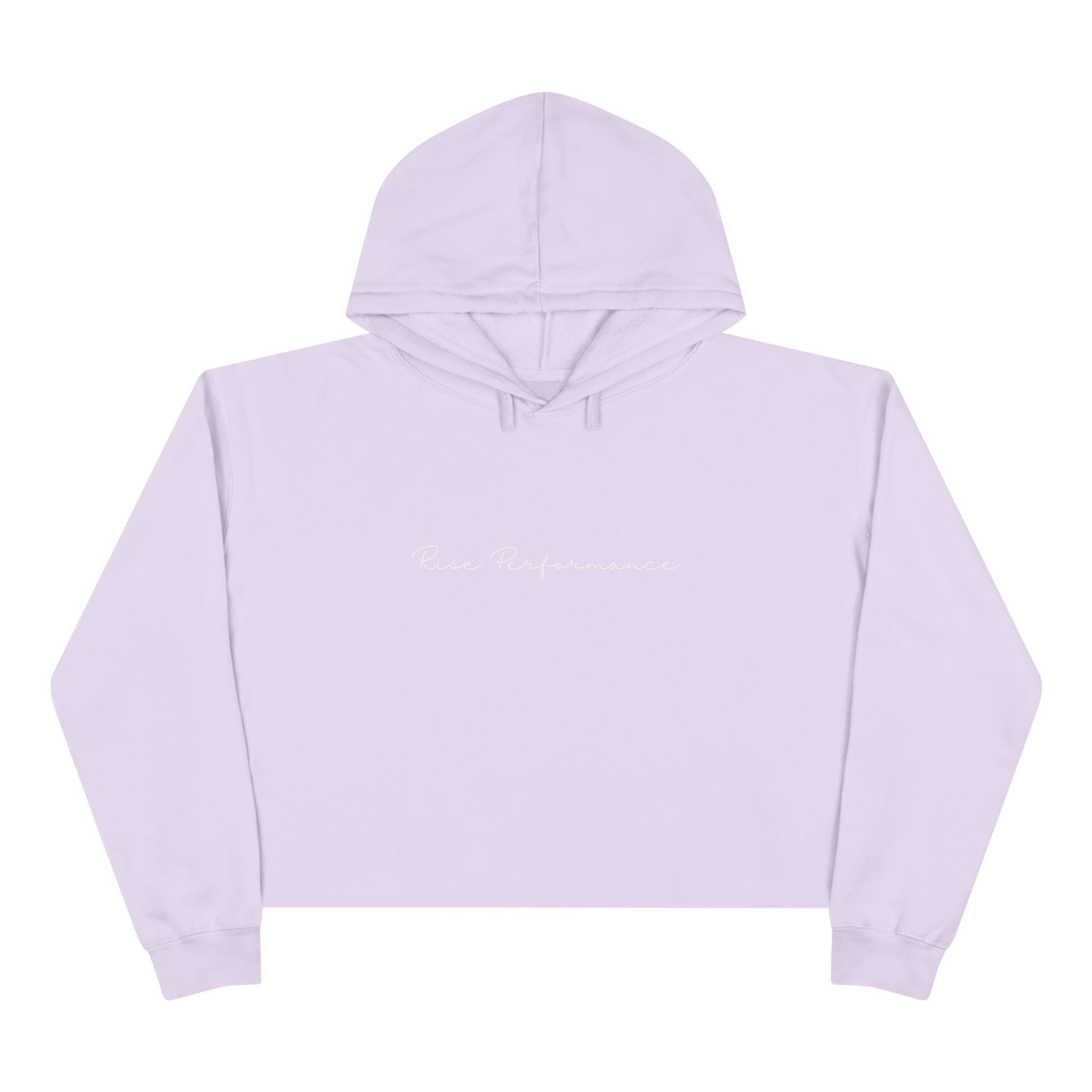 Cursive Cropped Hoodie