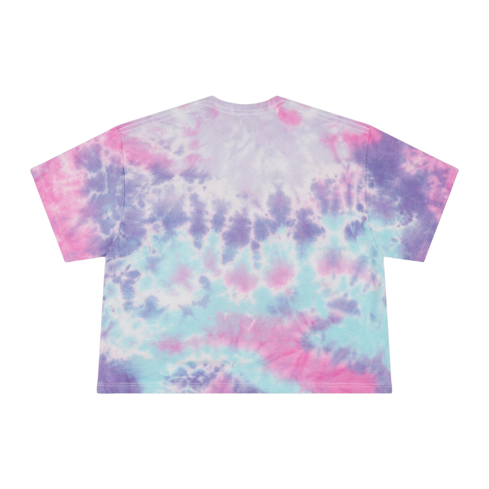 Collegiate Tie-Dye Crop Tee