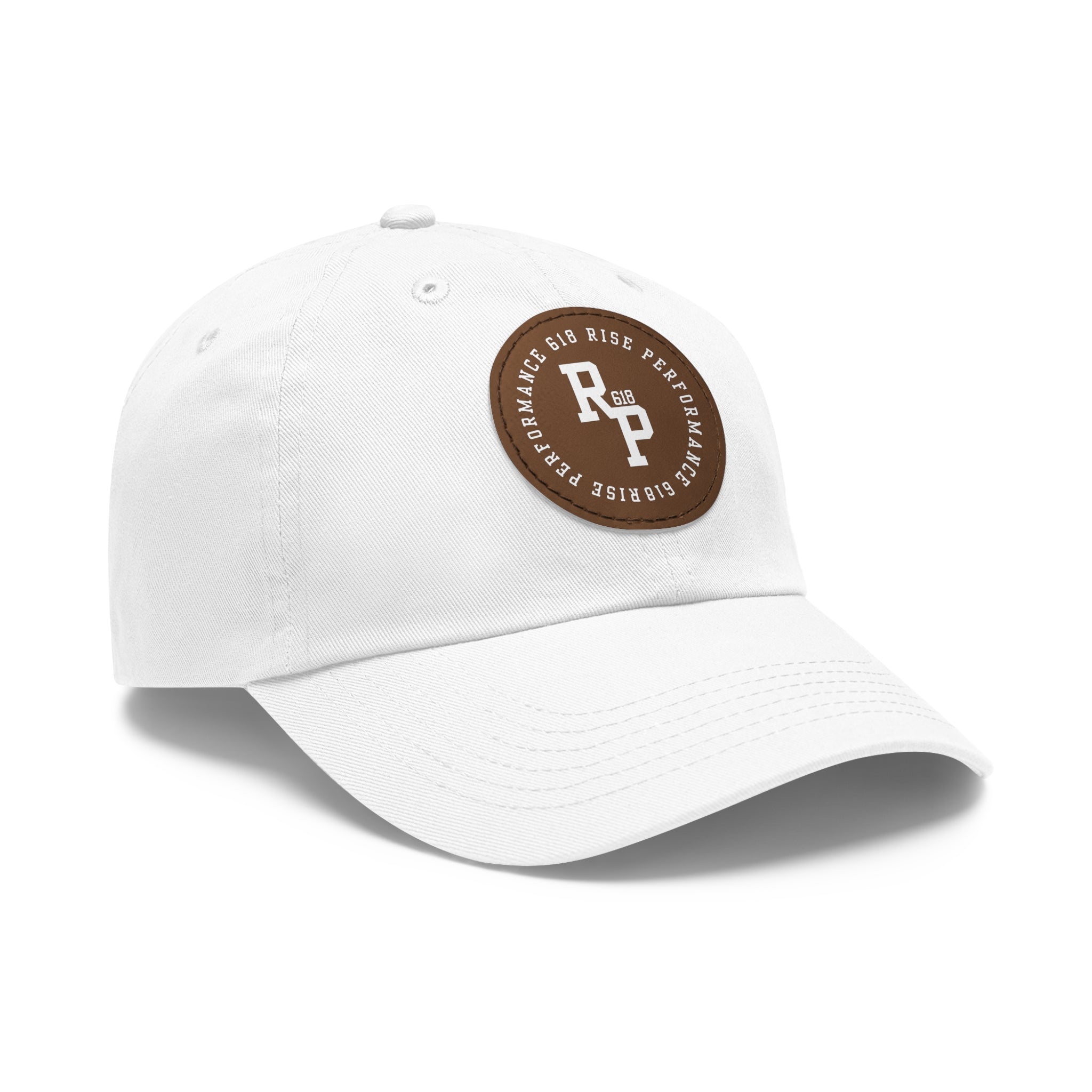 Rise Performance Dad Hat with Leather Patch