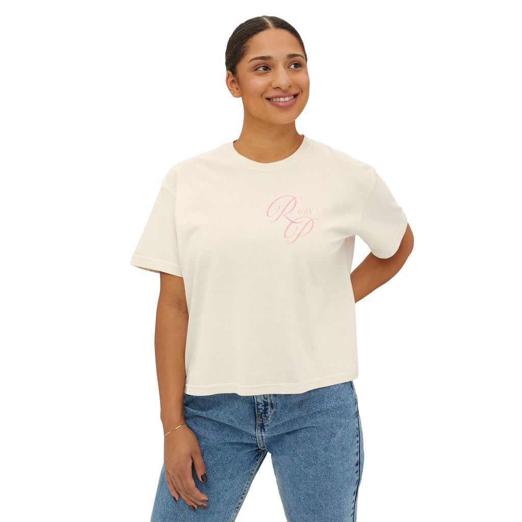 Trust the Process Cursive Boxy Tee