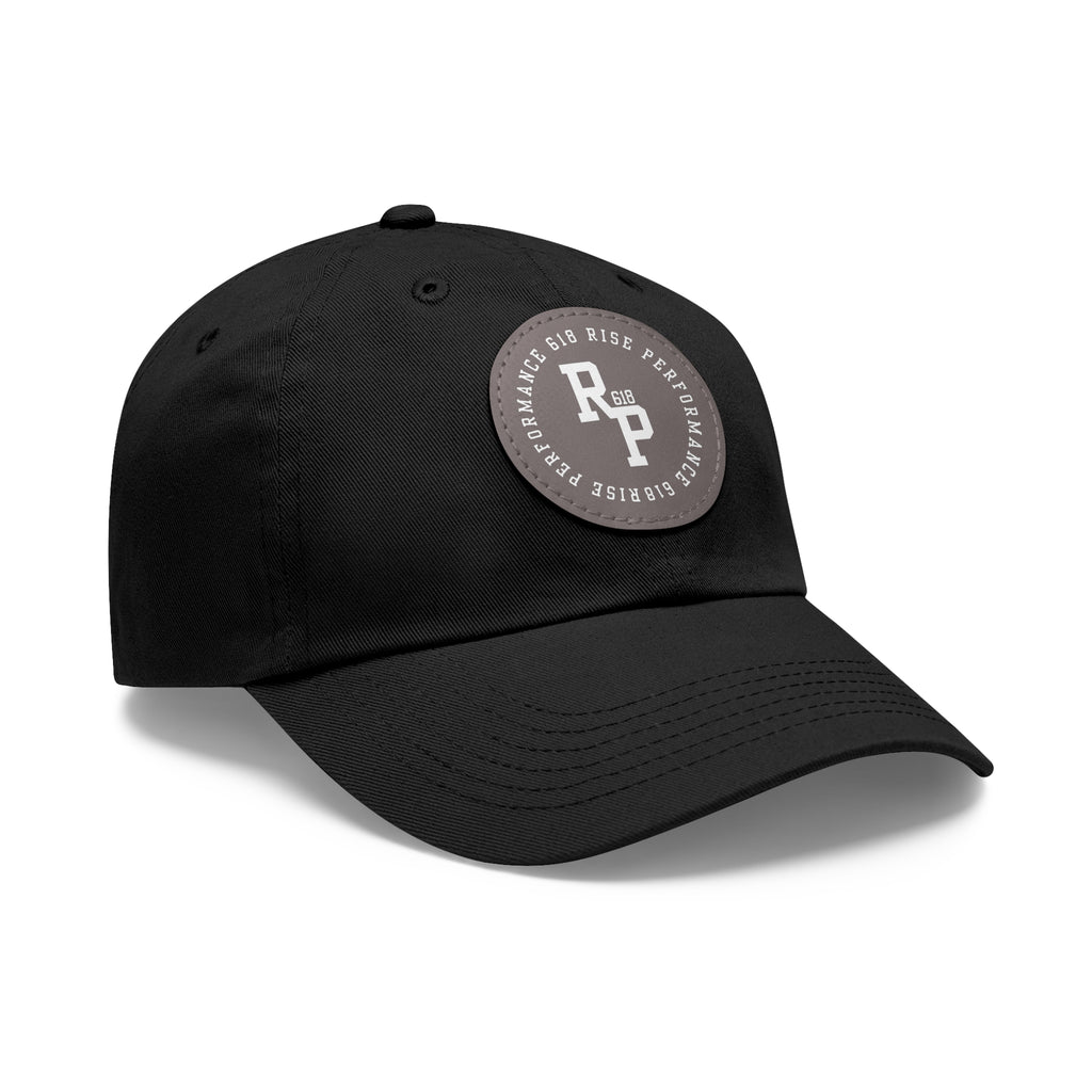 Rise Performance Dad Hat with Leather Patch