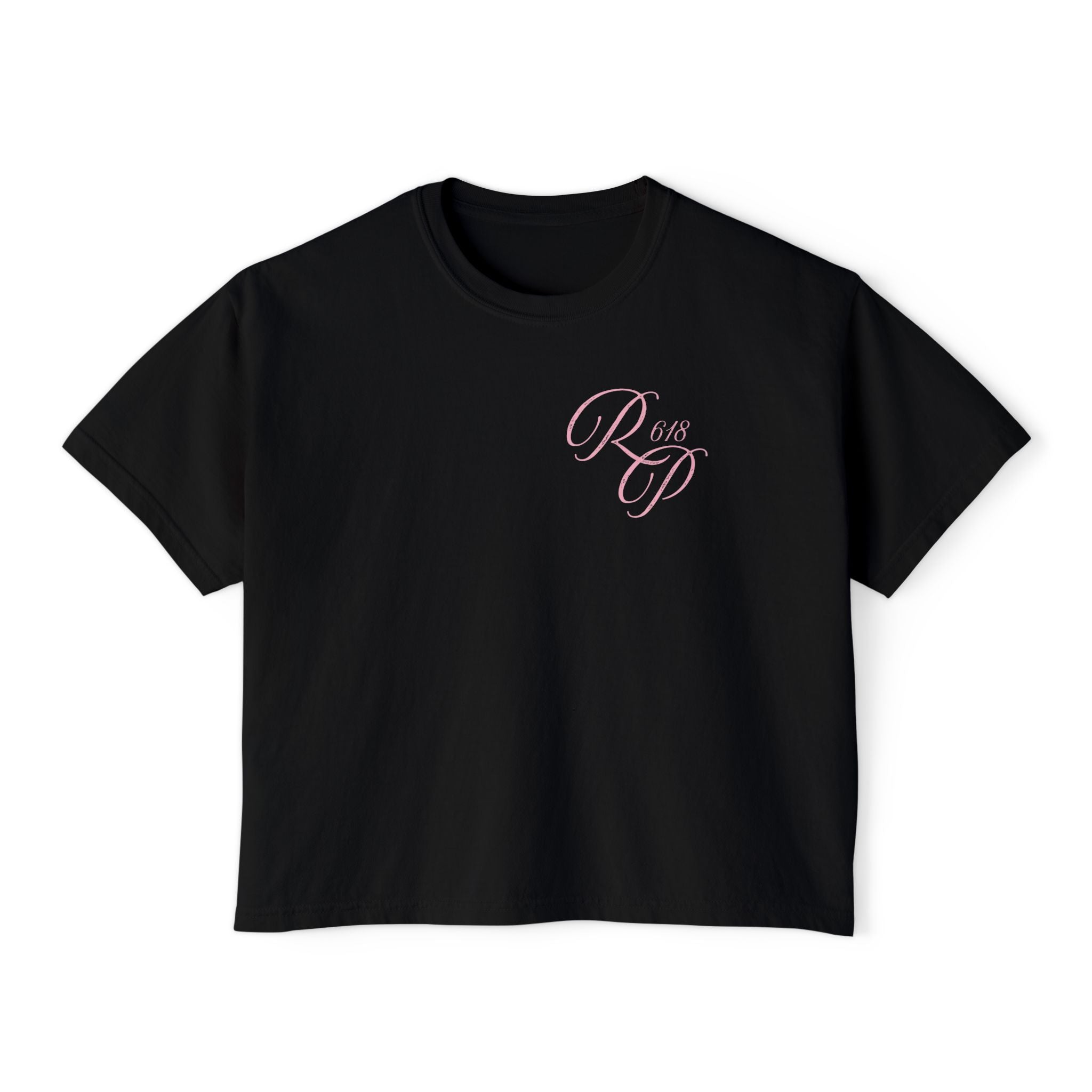 Trust the Process Cursive Boxy Tee