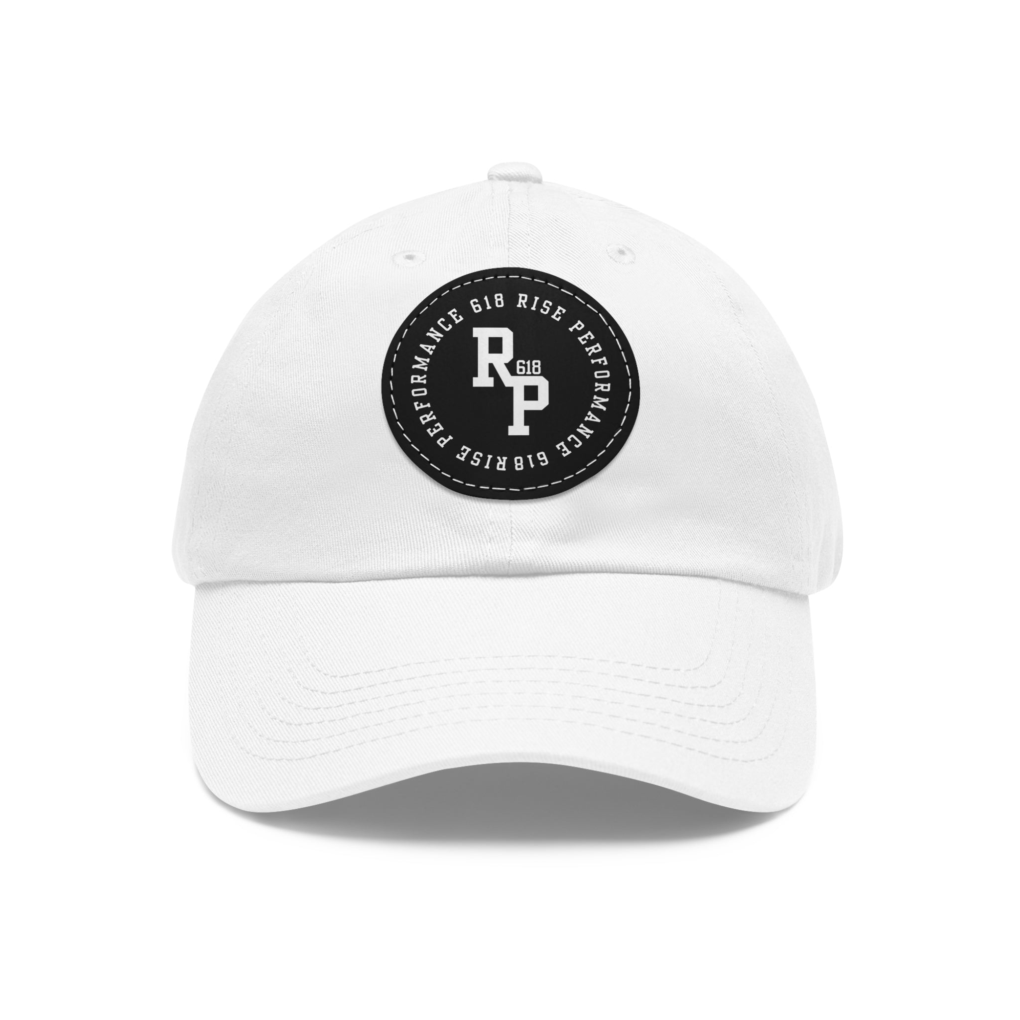 Rise Performance Dad Hat with Leather Patch